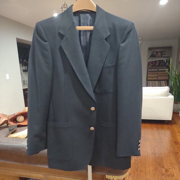 Christian Dior Men's Black Blazer Size 38 - Picture 1 of 4